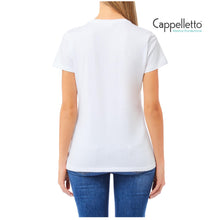 Carica l&#39;immagine nel visualizzatore di Gallery, T-Shirt Bianco LiuJo DIagon UF5266
