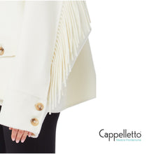 Carica l&#39;immagine nel visualizzatore di Gallery, Caban con Frange White Butter CF5059
