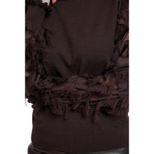 Carica l'immagine nel visualizzatore di Gallery, JANIQUE PullOver con Maniche Ricamate Marrone
