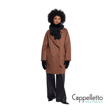Carica l'immagine nel visualizzatore di Gallery, VLIEN Sciarpa con EcoPelliccia Nero

