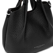 Carica l&#39;immagine nel visualizzatore di Gallery, DUA Baby Borsa in Pelle Nero/Castoro
