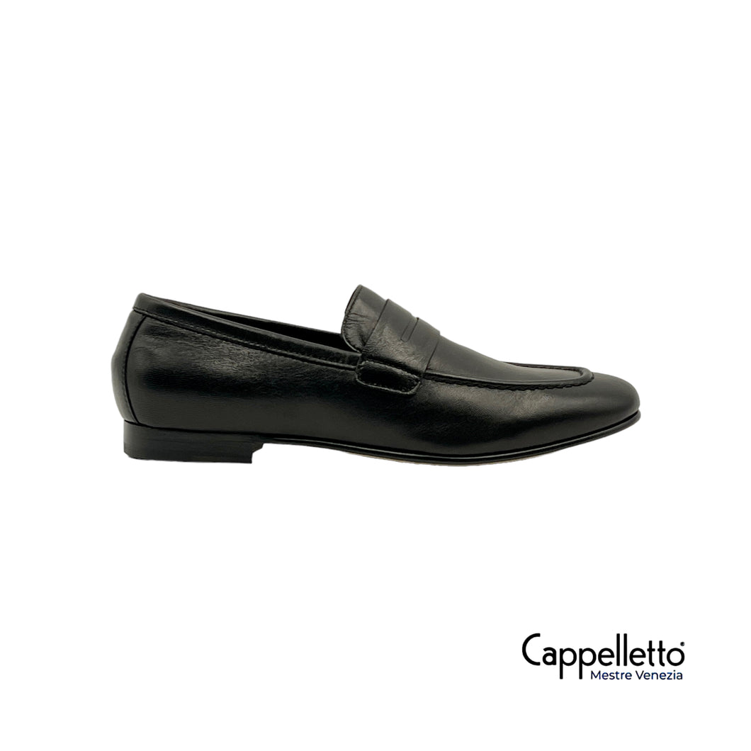 Mocassino Donna Nappa Europa Nero