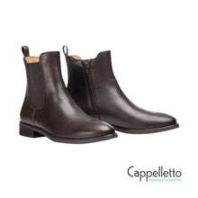 Carica l'immagine nel visualizzatore di Gallery, BARTY Chelsea Boot Donna in Pelle Marrone
