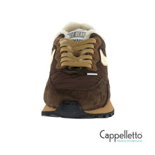 Carica l'immagine nel visualizzatore di Gallery, QWARK HYPE Sneaker Donna Suede/Nylon Brown-Platinum
