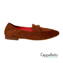 Carica l'immagine nel visualizzatore di Gallery, VENICE Mocassino Flex Fascetta Kid Suede OffBrown
