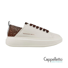Carica l&#39;immagine nel visualizzatore di Gallery, WEMBLEY Sneaker Donna 0506 White-Bordeaux
