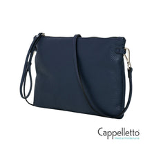 Carica l'immagine nel visualizzatore di Gallery, HERMY Busta in pelle Navy
