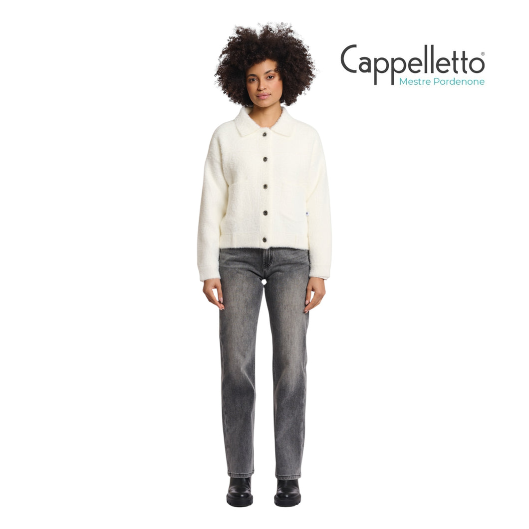 BUBBLY Giacca Boxy Bianco Neve