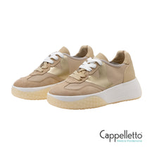 Carica l'immagine nel visualizzatore di Gallery, Sneaker Donna 9755 Sand/Gold
