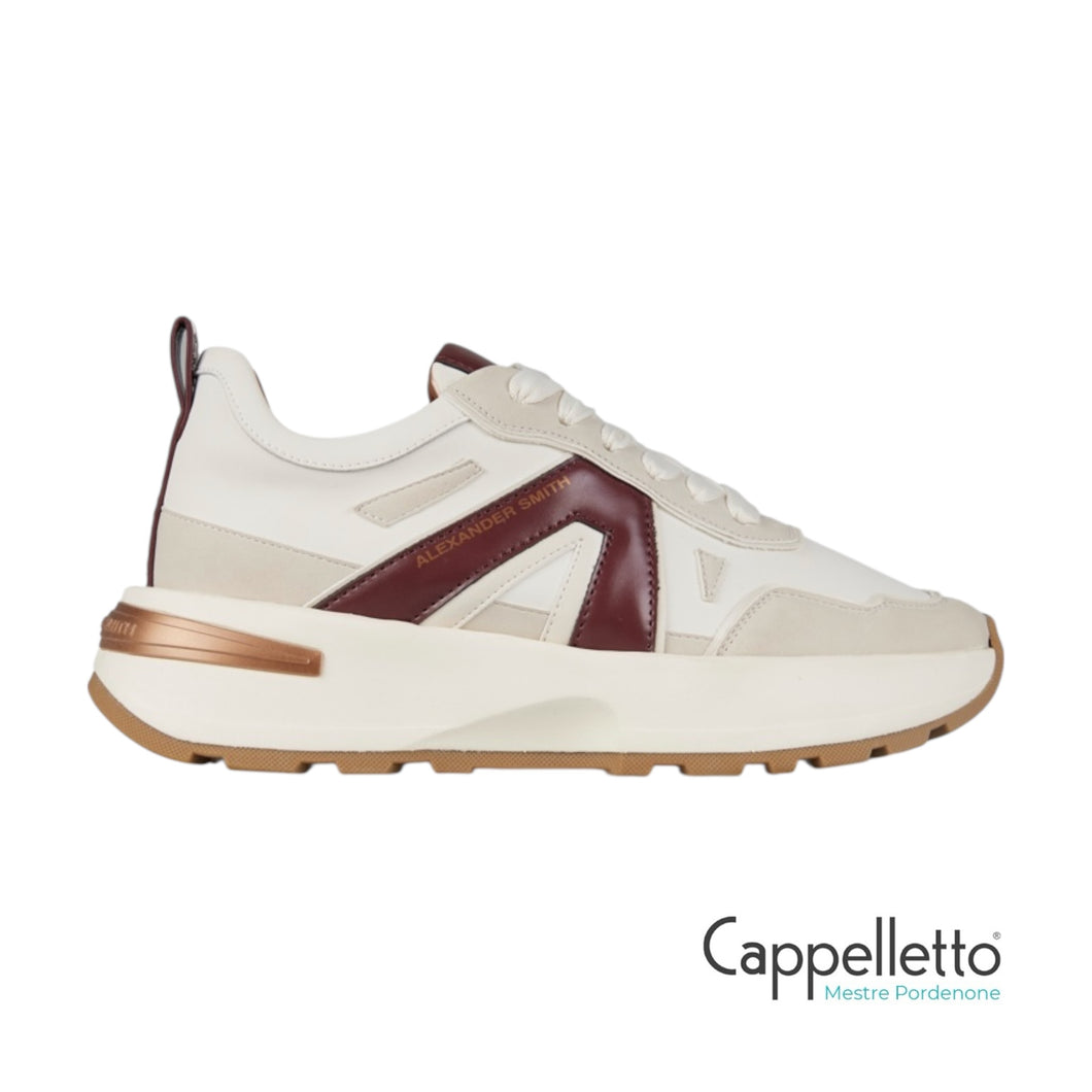 LIVERPOOL Sneaker Donna 2006 OffWhite-Bordeaux