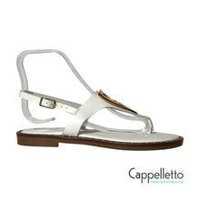 Carica l&#39;immagine nel visualizzatore di Gallery, Sandalo Infradito Bianco E2-075
