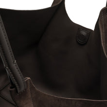 Carica l&#39;immagine nel visualizzatore di Gallery, DUA Big Borsa in Pelle Scamosciata Moka
