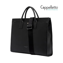 Carica l&#39;immagine nel visualizzatore di Gallery, FLORENCE Cartella da Uomo in Pelle Nera
