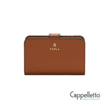 Carica l'immagine nel visualizzatore di Gallery, CAMELIA M Compact Wallet Ares Cognac
