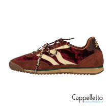 Carica l'immagine nel visualizzatore di Gallery, MRP Star PURE Utah Sneaker Burgundy Velvet
