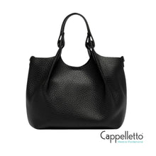 Carica l'immagine nel visualizzatore di Gallery, DUA Borsa Media in Pelle Nero
