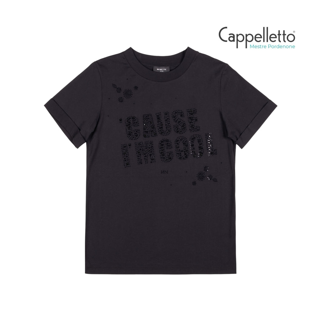 DAKOTAT-Shirt Manica Corta - Nero