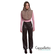 Carica l'immagine nel visualizzatore di Gallery, TABITA CopriCollo Imbottito Foderato Toffee

