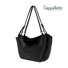 Carica l&#39;immagine nel visualizzatore di Gallery, BLOOM Borsa in Pelle Double Nera
