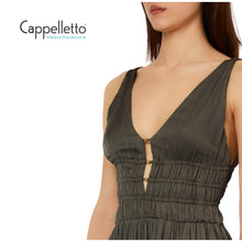 Carica l'immagine nel visualizzatore di Gallery, Abito Dark Olive WA6405

