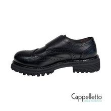 Carica l'immagine nel visualizzatore di Gallery, Scarpa Donna Doppia Fibbia BL35050 Old Crust Nero
