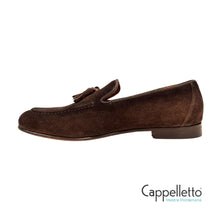 Carica l'immagine nel visualizzatore di Gallery, Mocassino Uomo con Nappine in Crosta T.Moro M700
