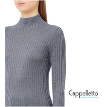 Carica l&#39;immagine nel visualizzatore di Gallery, Maglia Collo Alto Antracite MF5389
