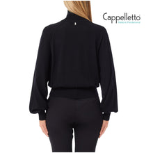 Carica l&#39;immagine nel visualizzatore di Gallery, Maglia Collo Alto Manica Lunga Nera CF5326
