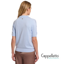 Carica l'immagine nel visualizzatore di Gallery, ZEYNEP Polo in Maglia Light Blue
