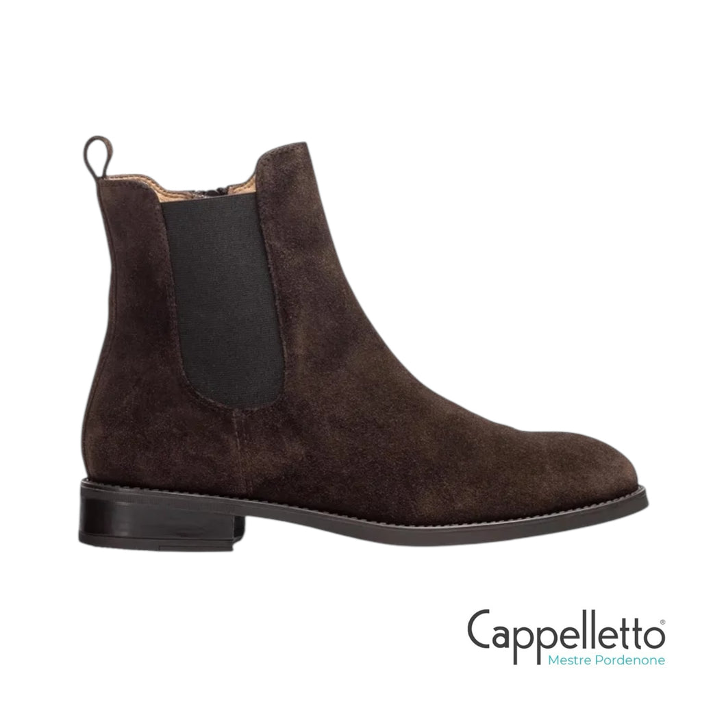 BARTY Stivaletto Chelsea Suede Testa di Moro