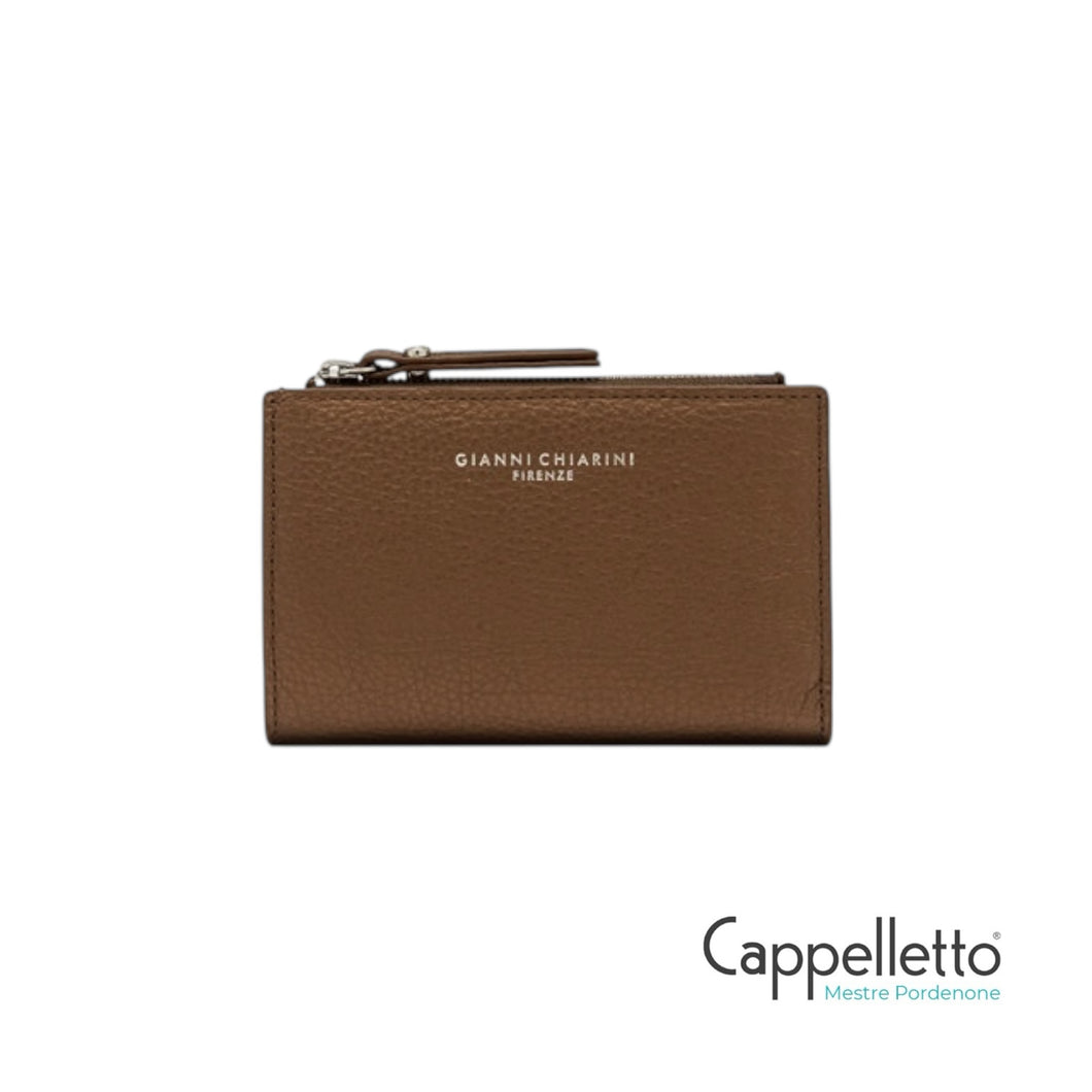 WALLETS DOLLARO 6003 in Pelle Laminata Toasted