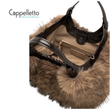 Carica l'immagine nel visualizzatore di Gallery, ++DUA Borsa Media Fur Espresso

