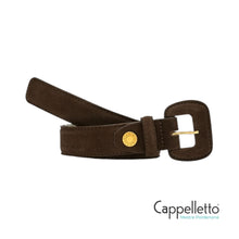 Carica l'immagine nel visualizzatore di Gallery, CINTURA in Pelle 2,5cm Espresso 973
