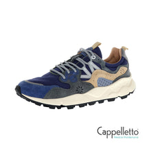 Carica l'immagine nel visualizzatore di Gallery, YAMANO 3 Sneaker Uomo Suede/Nylon Navy-anthracite
