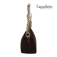 Carica l'immagine nel visualizzatore di Gallery, MICHELLE Borsa Small in Suede Dark Brown
