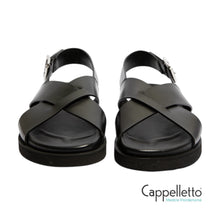 Carica l&#39;immagine nel visualizzatore di Gallery, THALIAS Sandalo Fussbet Ranch Black
