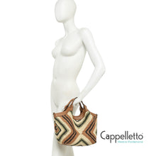 Carica l'immagine nel visualizzatore di Gallery, DUA Borsa Media in Pelle/Paglia Willow
