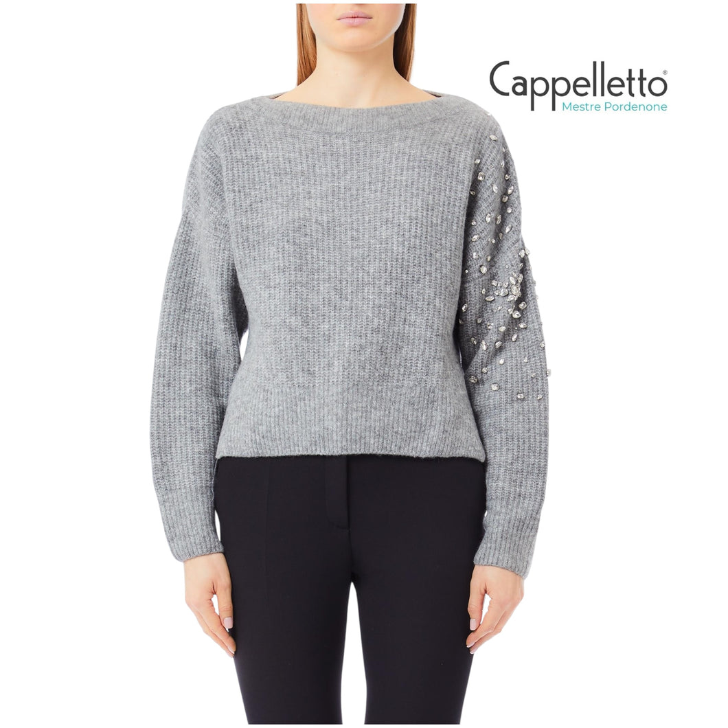 Maglia Chiusa Manica Lunga Grey Melange CF5150
