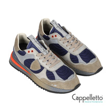 Carica l&#39;immagine nel visualizzatore di Gallery, OLYMPIQUE Uomo Nubuck Pop Blu/Grigio NR02
