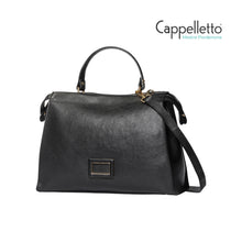 Carica l&#39;immagine nel visualizzatore di Gallery, ADELE L DO Borsa in Pelle Black/Gold
