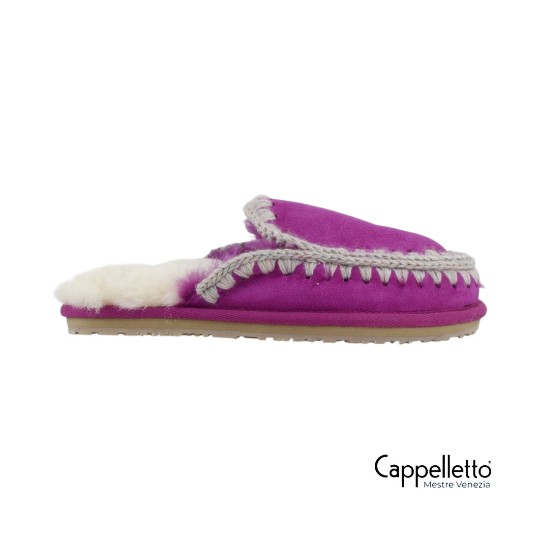 Slipper Full Eskimo Stitch Ciclamino