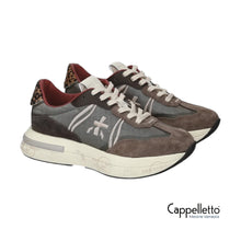 Carica l&#39;immagine nel visualizzatore di Gallery, CASSIE Sneaker Donna Marrone/Grigio 7003
