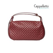 Carica l&#39;immagine nel visualizzatore di Gallery, MAVIRA PLOT Borsa in Pelle Rubino/Gold
