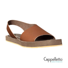 Carica l&#39;immagine nel visualizzatore di Gallery, SADDIE Sandalo Flat Calidis Brown
