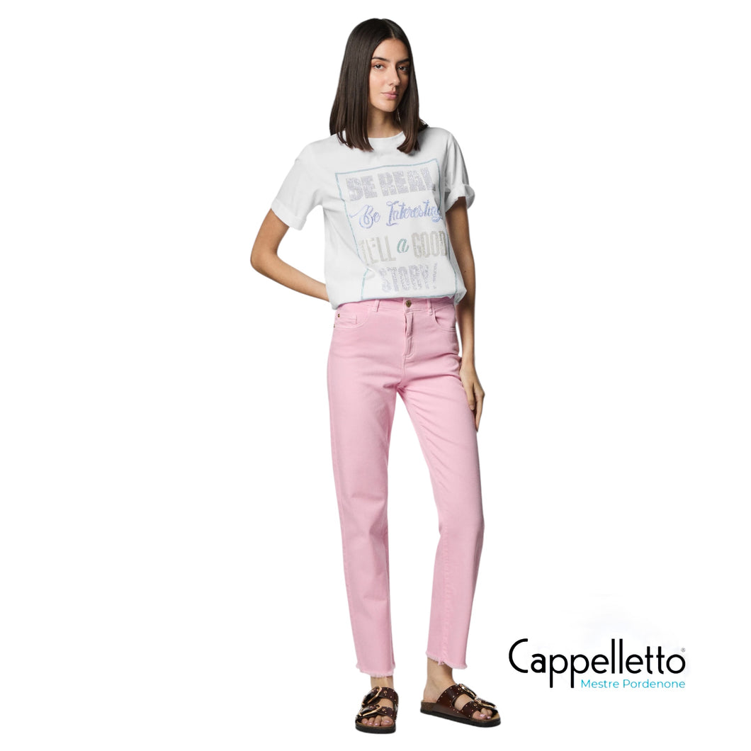 SKY Panta Cigarette Gabardina Comfort/Cintura Peonia