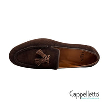 Carica l'immagine nel visualizzatore di Gallery, Mocassino Uomo con Nappine in Crosta T.Moro M700
