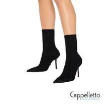 Carica l'immagine nel visualizzatore di Gallery, REGENT Point Sock Ankle Boot Black
