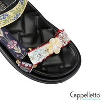 Carica l'immagine nel visualizzatore di Gallery, ORSON Sandalo Nero/Multicolor
