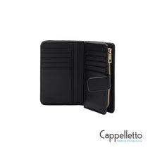 Carica l'immagine nel visualizzatore di Gallery, CAMELIA M Compact Wallet Nero
