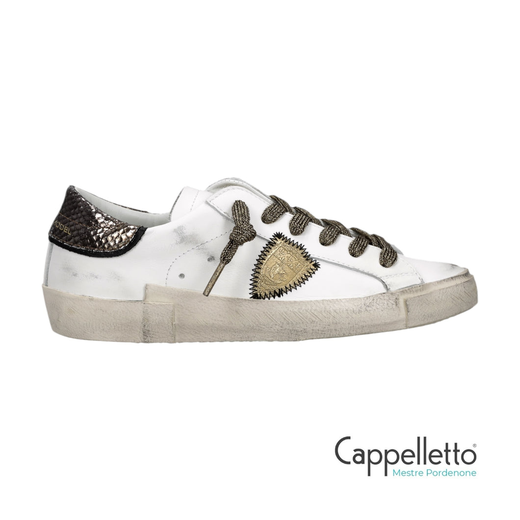 PRSX Donna Pitone Metal Bianco/Bronzo VMP4